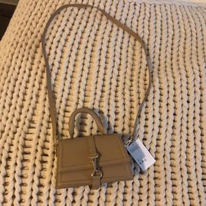 NWT Tan Leather Mini Purse